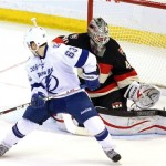 Tyler Johnson; Robin Lehner